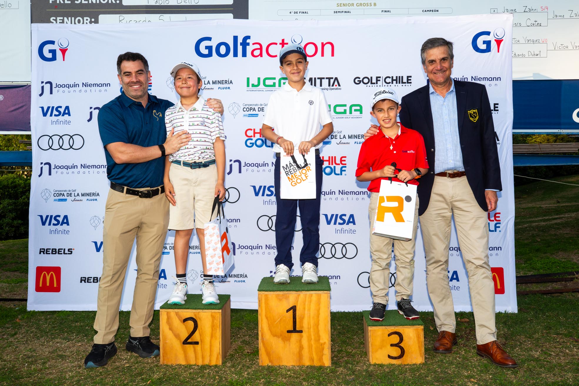 Academia de Golf suma tres podios en el VI Joaquín Niemann Invitational